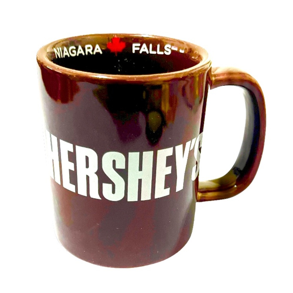 Hershey’s Niagara Falls Mug – Brown Ceramic Souvenir Coffee Cup